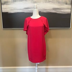 Calvin Klein Cape Sheath Dress 10P